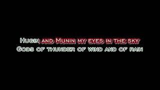 Bathory - Gods Of Thunder Of Wind And Of Rain karaoke