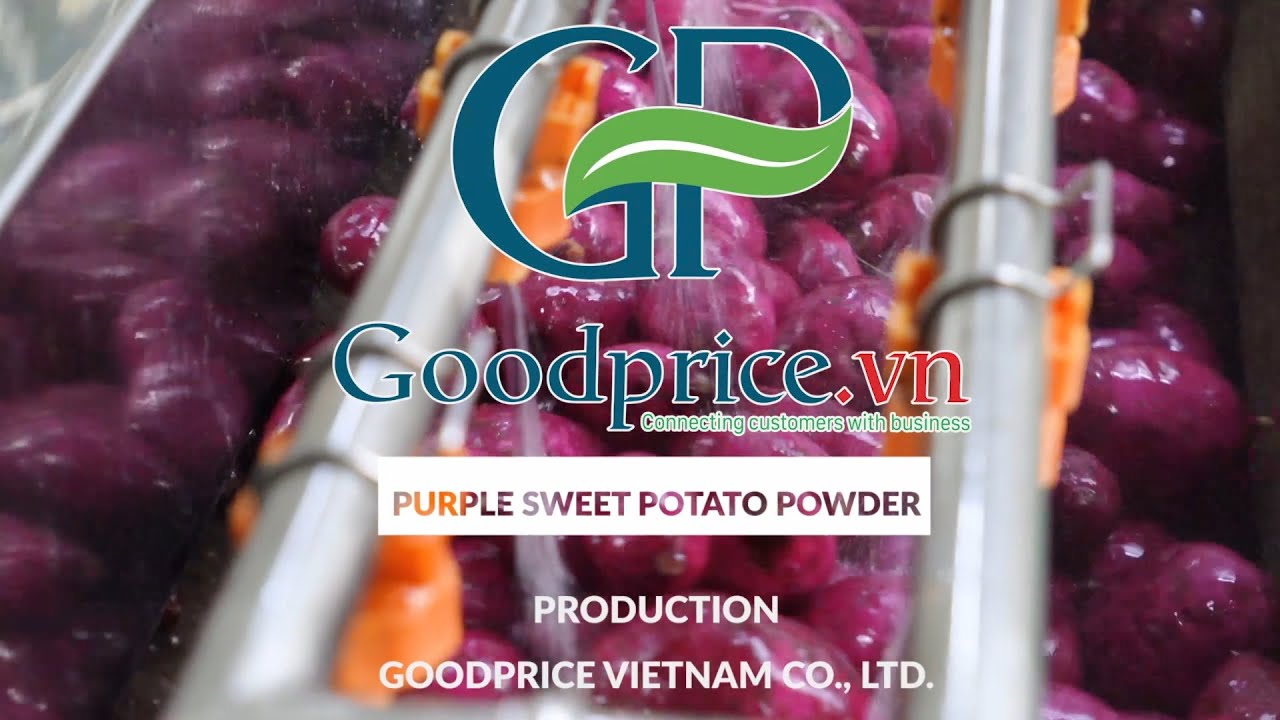 The Production Process Of Goodprice Purple Sweet Potato Powder