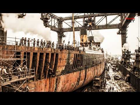 This video documents the hyper-realistic construction and restoration of the RMS Titanic.