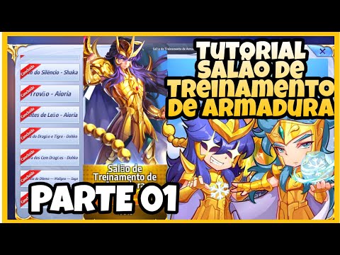 Salão de Treinamento Armadura Tutorial - Saint Seiya Awakening