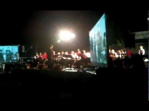 Zambana Vecchia, 26 luglio 2012, "Un ponte di note", concerto Riverboys e Banda Sociale di Zambana