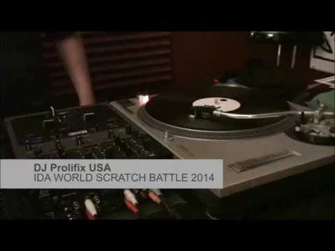 DJ Prolifix USA Semi Finals IDA SCRATCH BATTLE 2014