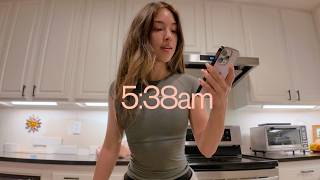 5:38am routine | staying productive when life is lifing, self care & gym