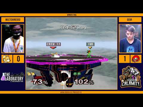 2019 Philly Melee Arcadian @ The Lab - MultishineGod (Fox) vs Gear (Samus) - Winners Final - Melee