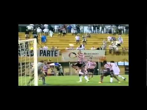 Jogos campeonato Santos 4 x 1 Linense 2012 12_02_2012. Cassiel Moraes e Newton Rangel