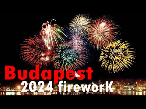 Budapest, Hungary - Fireworks Show 2024 (Full) - St. Stephen's Day