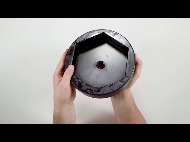 Video teaser for KS TOOLS 460.0145 3/4" Achsmuttern-Schlüssel 6-kant kurz 160mm (Unboxing)