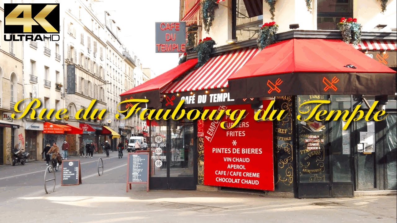 [4K] Paris walking tour Rue du Faubourg du Temple 75010 Paris walk ???? Feb 2021?? ?? ?? ??? ??