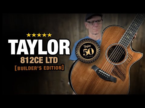 Taylor 812ce 50th anniversary Builders Edition with V-Class Bracing image 18