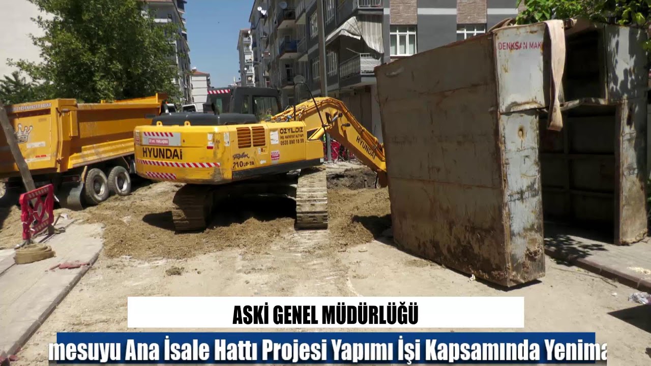 ASKİ GENEL MÜDÜRLÜĞÜ-Özevler Mahallesi 942.Sokak İçerisinde İçme Suyu İmalatı Çalışması Devam Ediyor