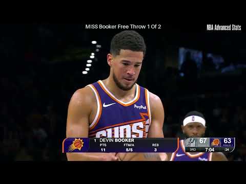 Devin Booker Full Highlights San Antonio Spurs vs Phoenix Suns Nov 23, 2025