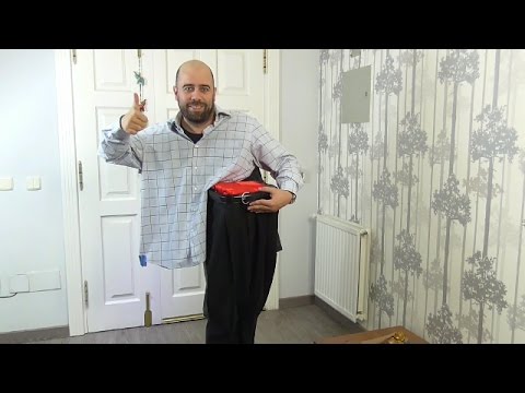 Last Minute Halloween Costume | Divided man costume