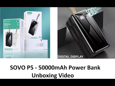 SOVO 50000mAh Power Bank P5 Unboxing and Review by Silicon Computers