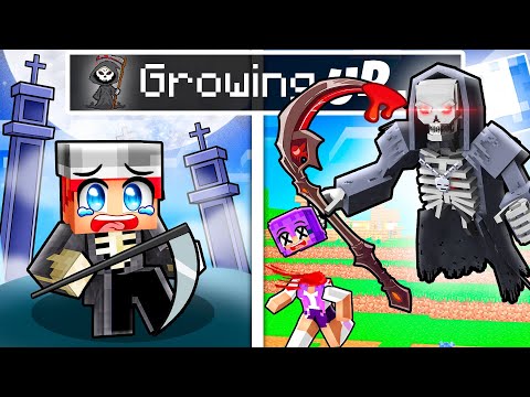 Growing Up as a GRIM REAPER in Minecraft!