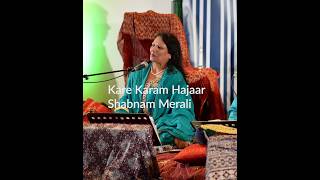 Shabnam Merali | Kare Karam Hajaar