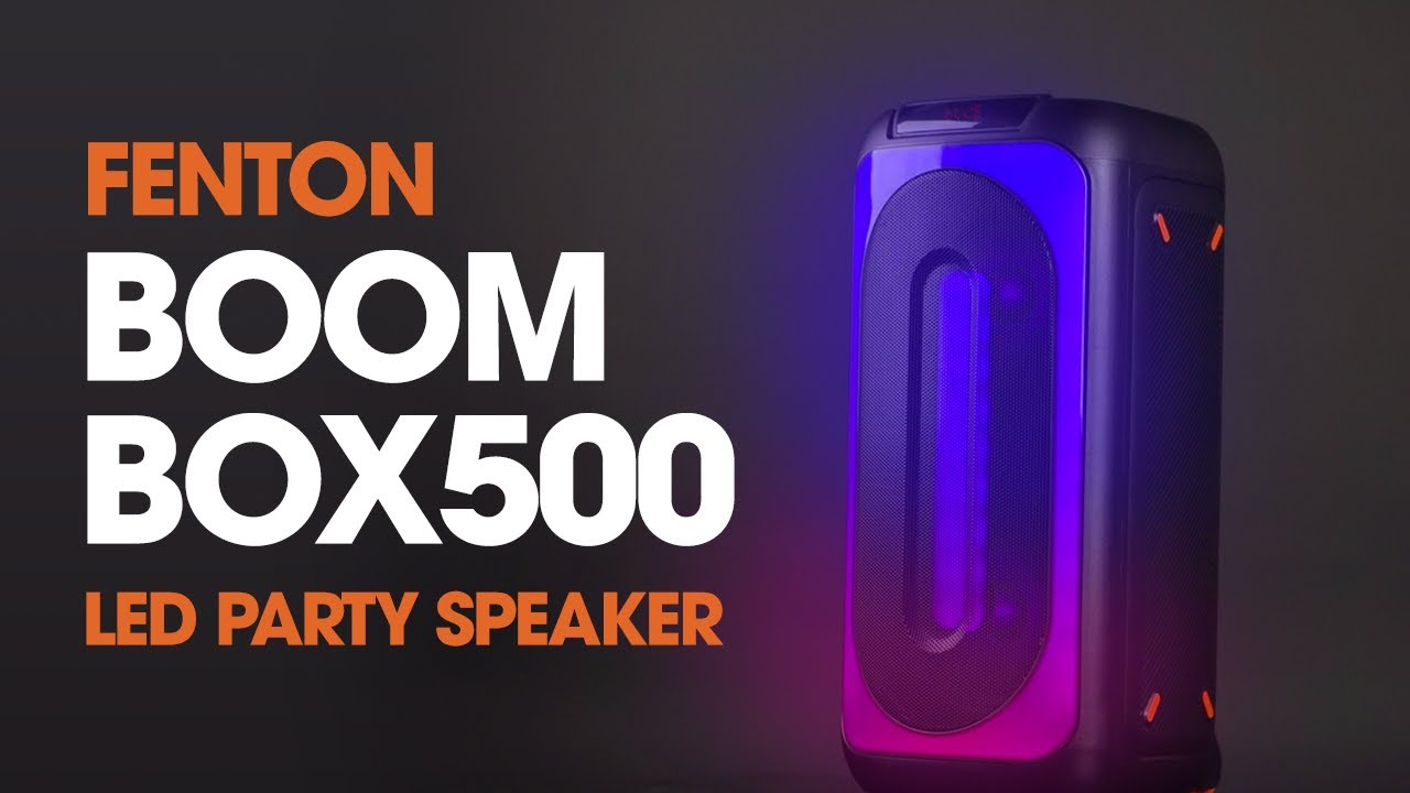 Fenton BoomBox500 nešiojama kolonėlė su LED šviesos efektais