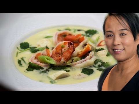Thai Coconut Shrimp Soup (Chinese Style Cooking Recipe)
