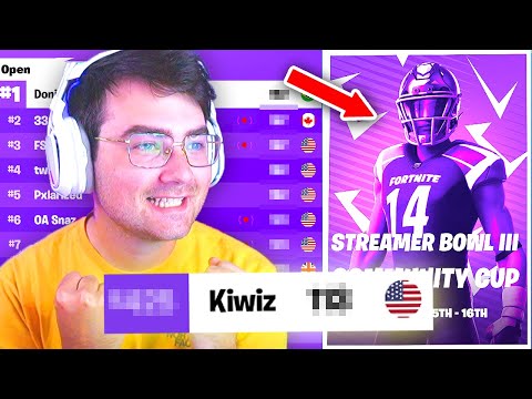 I Competed in the SOLO Streamer Bowl Tournament of Chapter 3! (Fortnite Competitive Full Tournament)