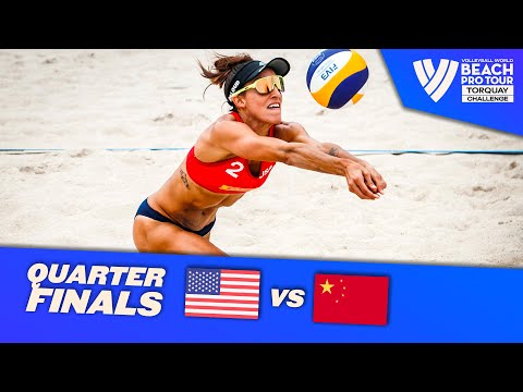 Stockman / Kraft vs. Zeng / Wang  - Quarter-Final Highlights Torquay 2022 #BeachProTour