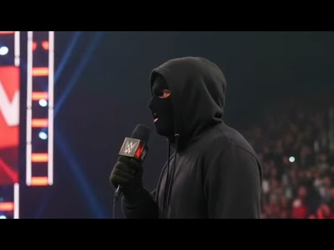 THE MYSTERY MAN AT ROYAL RUMBLE REVEALED HIMSELF MOMENTS AGO AT MONDAY RAW 