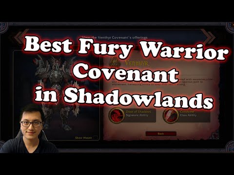 Best Fury Warrior Covenant in Shadowlands Beta