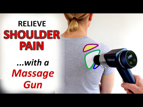 How to Use a Percussion Massage Gun for Shoulder Pain Relief