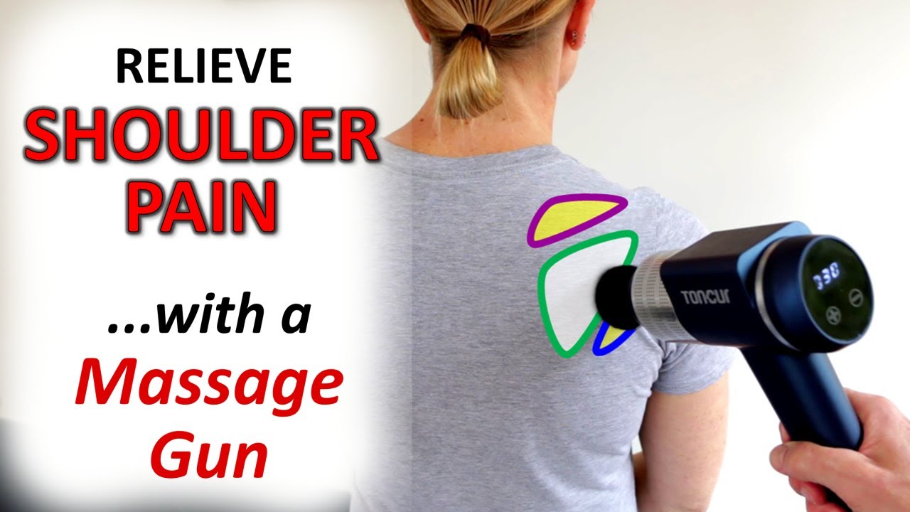 How to Use a Percussion Massage Gun for Shoulder Pain Relief