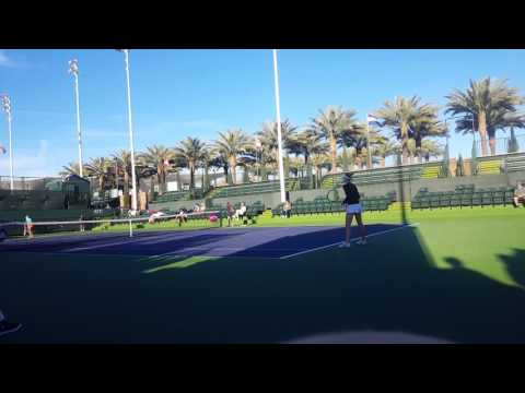 Sesil Karatantcheva vs Anett Kontaveit - BNP Paribas Open Qualifying - 3/7/2017