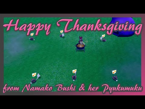 Happy Thanksgiving from Namako Bushi & her Pyukumuku Family!