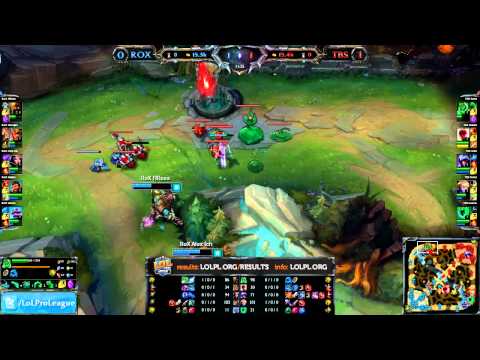 LPL S2: Thunderbot Sparta vs Rox.Kis, Game 2 [ENG]