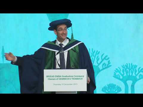EMBA Graduation 2019 - Dean Urs Peyer