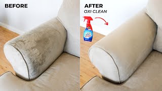 How To Clean Your Sofa / Couch With Oxi Clean