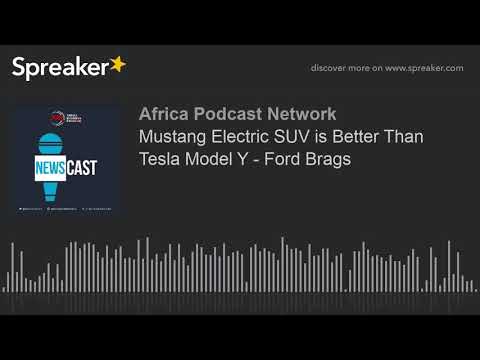 Thumbnail for Mustang Electric SUV is Better Than Tesla Model Y - Ford Brags by Ford Model Y