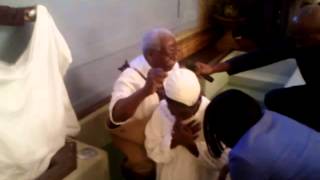preview picture of video 'Water Baptism in Jesus Name - Bethesda Apostolic Church New Britain, CT 10/14/12'