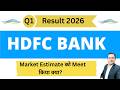 HDFC Bank Q1 Result 2027 I HDFC Bank Resut Today I Hdfc Bank Share Latest News Today I HDFCBANK