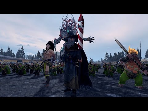 Mootland vs chaos dwarfs warhammer 2 cinematic battle