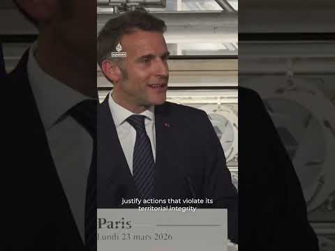 Macron says Lebanon’s fight is ‘just’ amid escalating attacks by Israel | AJ #shorts