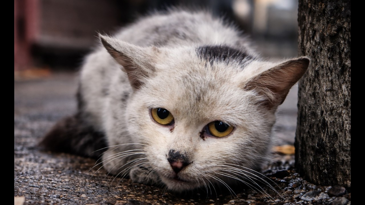 【流浪小貓救援】街頭被遺棄的可憐小貓，73歲文阿姨的愛心救助故事