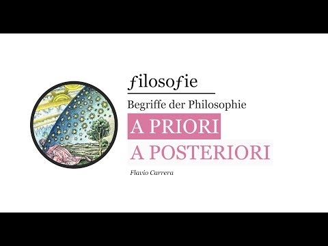 A priori und a posteriori - Wichtige Begriffe der Erkenntnistheorie