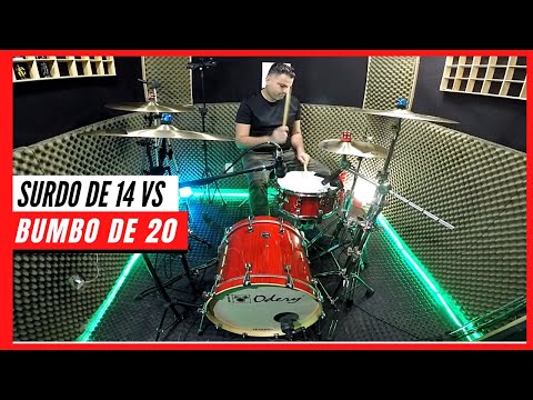 SURDO 14 VS BUMBO 20 - AULA DE BATERIA