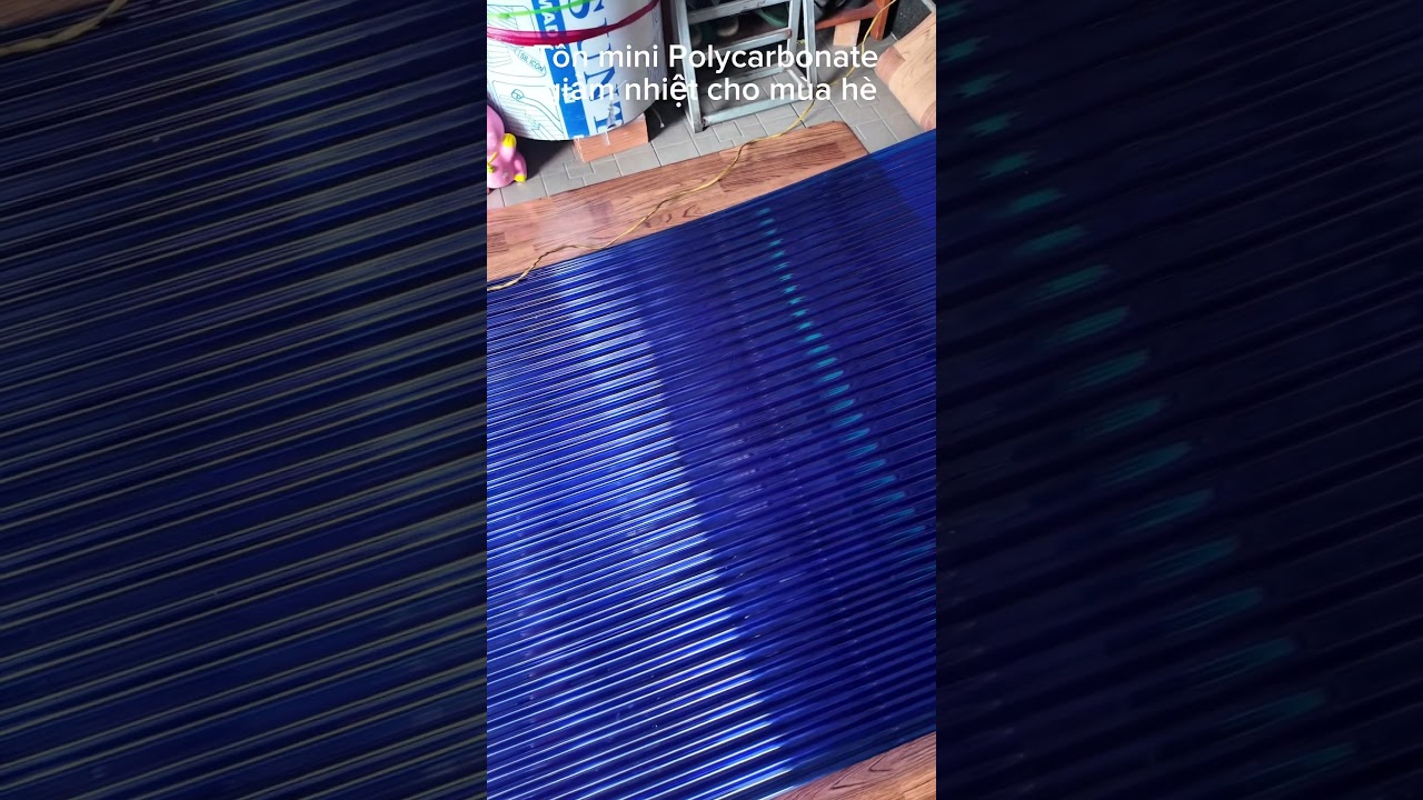 Tấm Tôn Polycarbonate Mini – Nhẹ, Bền, Cách Nhiệt Hiệu Quả