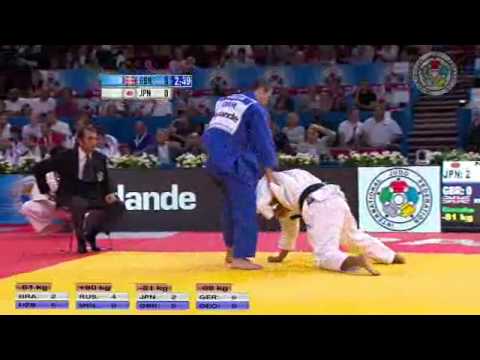 Japon Gran Bretaña Masculino - Campeonato del Mundo de Judo Paris 2011