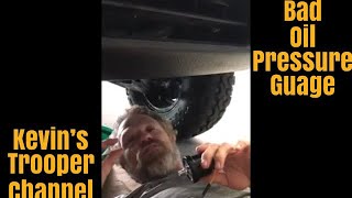 Trooper oil pressure gauge fix I HAVE NEWER VIDEOS ON THIS,  SEE MY CHANNEL