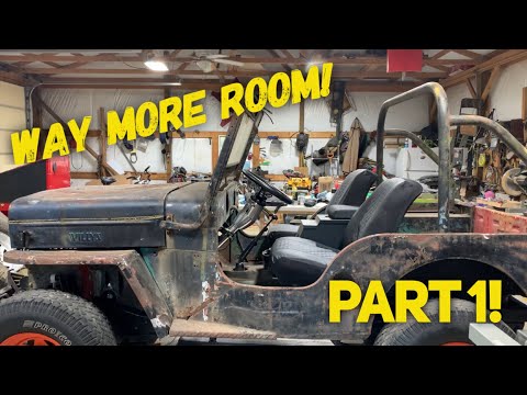 Willys Jeep Fender Notch and Custom Seat Brackets! Part 1
