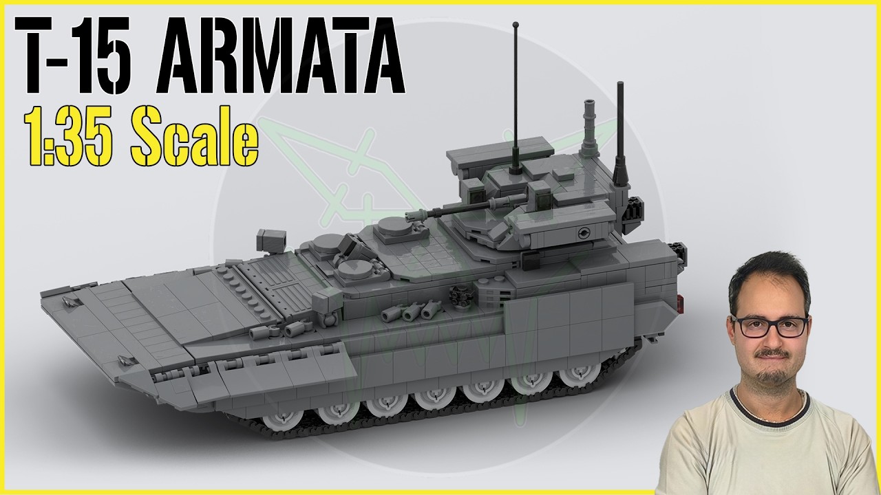 FULL detailed LEGO | T-15 ARMATA | at 1:35 Scale - Review!
