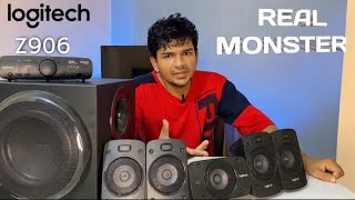 Monster is here - Logitech z906 5.1 dolby digital surround sound speakers with 1000W peak power