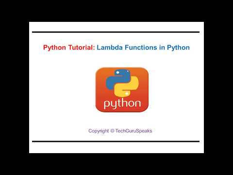 Python_09 Lambda Functions In Python
