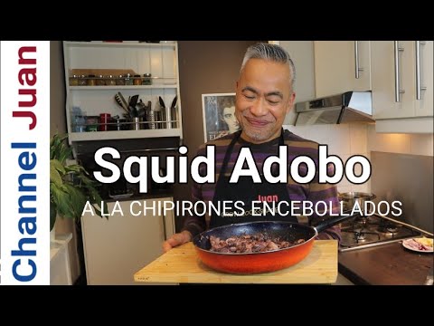 Squid Adobo - Leveled up to International Version a la Chipirones Encebollados