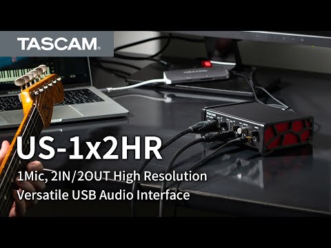 Демонстрация аудиоинтерфейса Tascam US-1x2HR