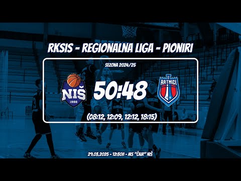 Pioniri: Niš 2 - Ratnici: 50:48 - 2024/25